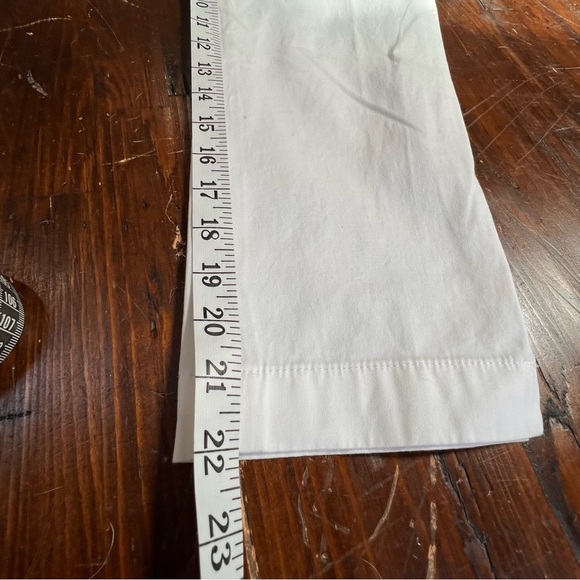 Talbots Petites The Perfect Crop Pants Women's Size 2P White Like New condition - Picture 8 of 8